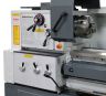 This 20” lathe features a heavy duty clutched headstock with hardened and ground gears, ensuring rigidity and effortless cutting.  It has a wide spindle speed range of 20 - 2000 RPM.  The spindle uses world renowned SKF bearings for high accuracy.  The quick change feedbox is capable of cutting inch and metric threads without change of gear.  It offers 64 threads, with a very wide range of 60 - 1/4 TPI.